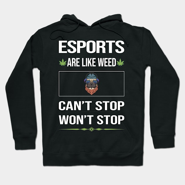 Funny Cant Stop Esports Hoodie by symptomovertake